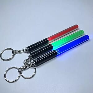 Acrylic Light Saber Keychain Star Wars