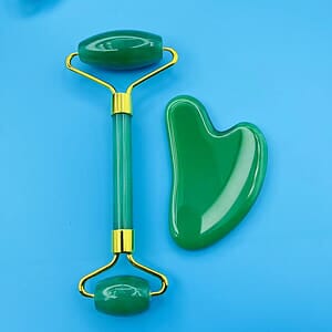 Jade Roller and Gua Sha Facial Tool Set