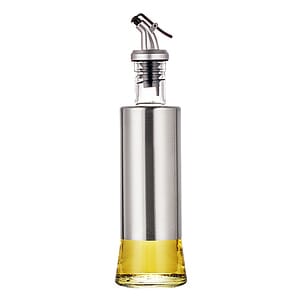Oil Bottle With Stainless Steel Sheath