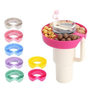 BPA Free Silicone Snack Platter for 40oz Tumbler
