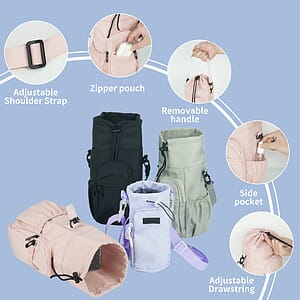 Water Bottle Holder with Strap