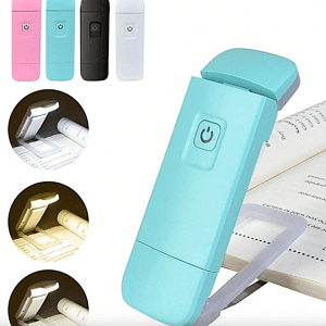 LED Mini USB Charging Eye-protecting Folding Book Holder Lamp