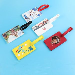 Soft PVC Luggage Tag Holder