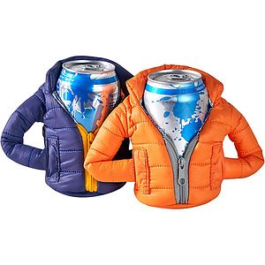 Down Jacket Style Winter Warm Cup Cover