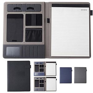 Business Portfolio Notebook With Phone Stand Holder