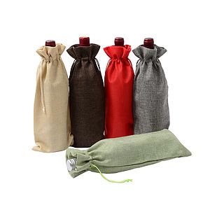 Drawstring Wine Bag