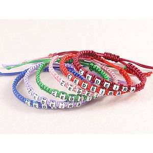 Letter Woven Bracelet