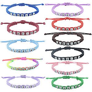 Letter Woven Bracelet