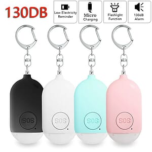 Personal Safety Alarm w/Light