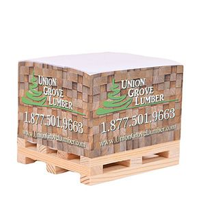 Sticky Note Cubes On Pallets