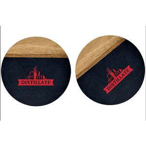 Combo Coaster Of Wood And Stone