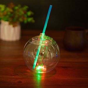 24oz LED Plastic Ball Shape Sippy Cup
