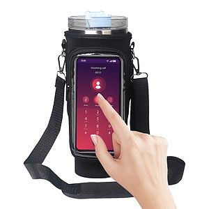Neoprene Bottle Sleeve with Strap