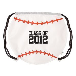Baseball Shape Drawstring Bags