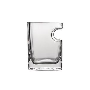Whiskey Glass with Built-in Cigar Holder