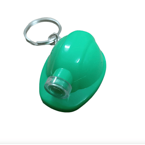 Construction Helmet Keychain with Light
