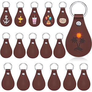 PU Leather Keychains
