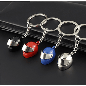 Motorcycle Helmet Keychain