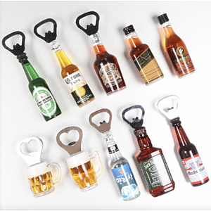 Magnetic Beer Shaped Bottle Opener
