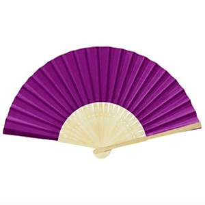Full-color Folding Bamboo Paper Hand Fan