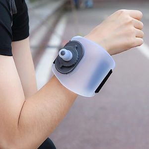 7oz Portable Sport Wrist Silicone Water Bottle