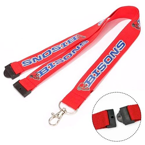3/4'' Polyester Lanyard w/ Safety Breakaway