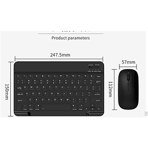Bluetooth Mouse and Keyboard Set