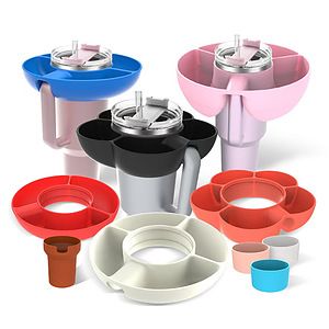 40oz Cup Snack Dispenser Platter