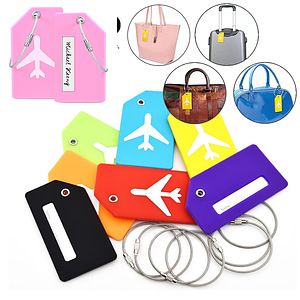 Silicone Airplane Luggage Tag