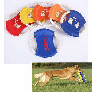 Dog Flying Disc Cotton Rope