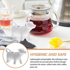 50ML White Cows Sauce Pitcher