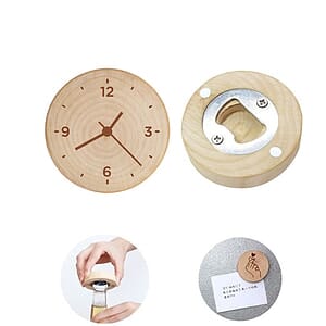 Wooden Fridge Magnet Beer Opener