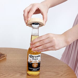 Wooden Fridge Magnet Beer Opener