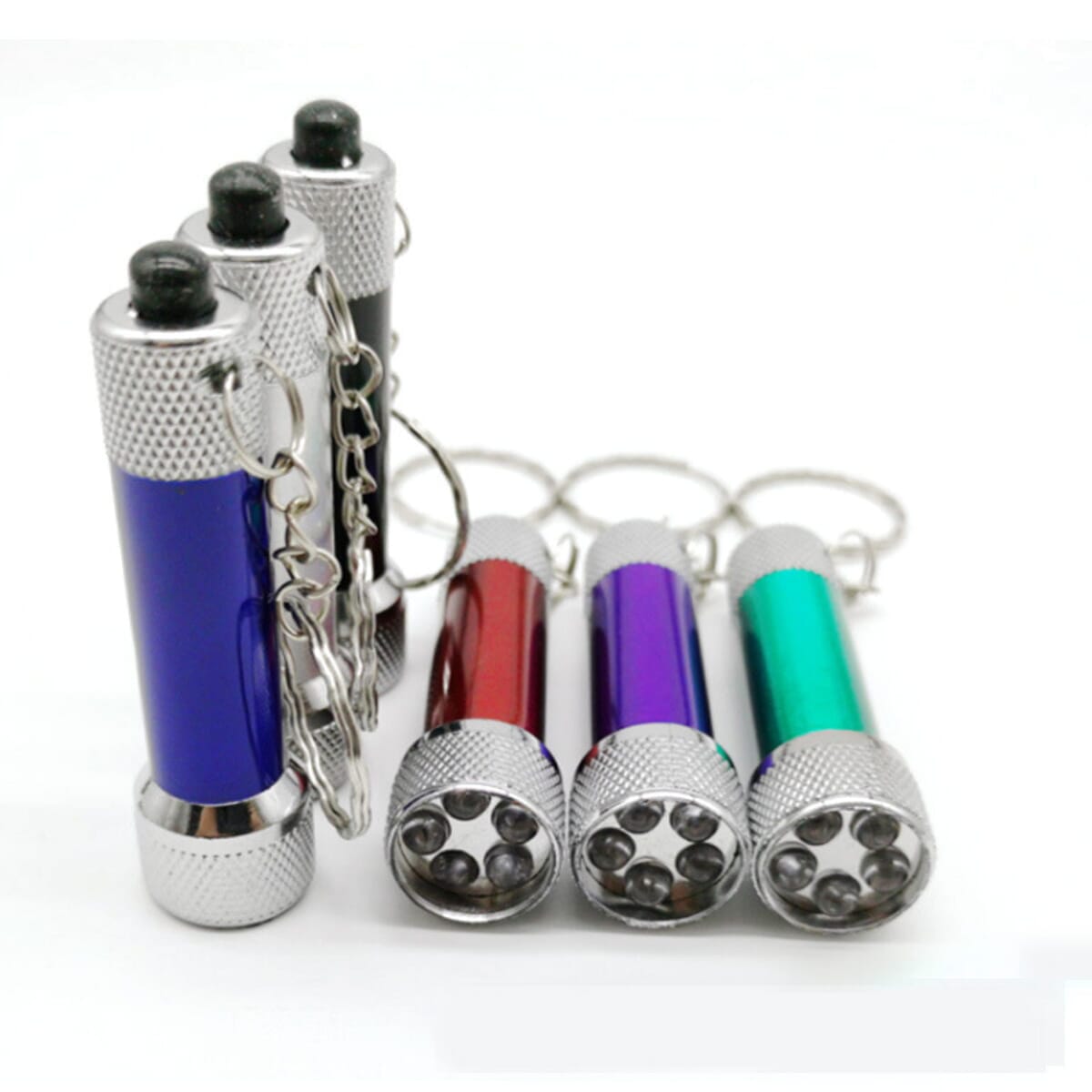 5 LED Aluminum Flashlight Keychain