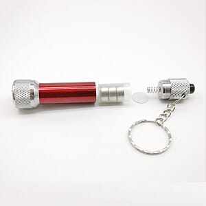 5 LED Aluminum Flashlight Keychain