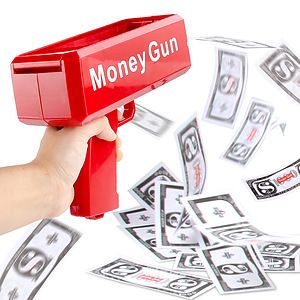 Money Sprayer Toy Gun