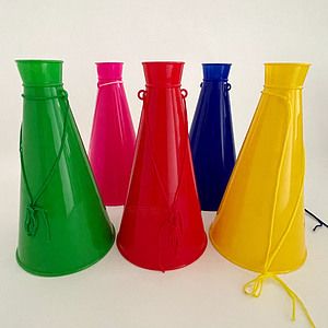 Plastic Cheer Blow Megaphone