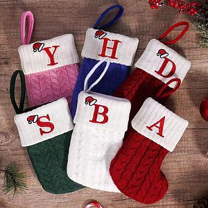 Christmas Stripeed Decorative Socks
