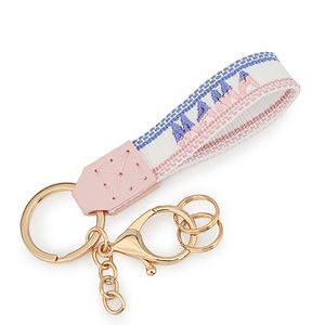 Mothers' Day Themed Embroidered WovenKey Tag