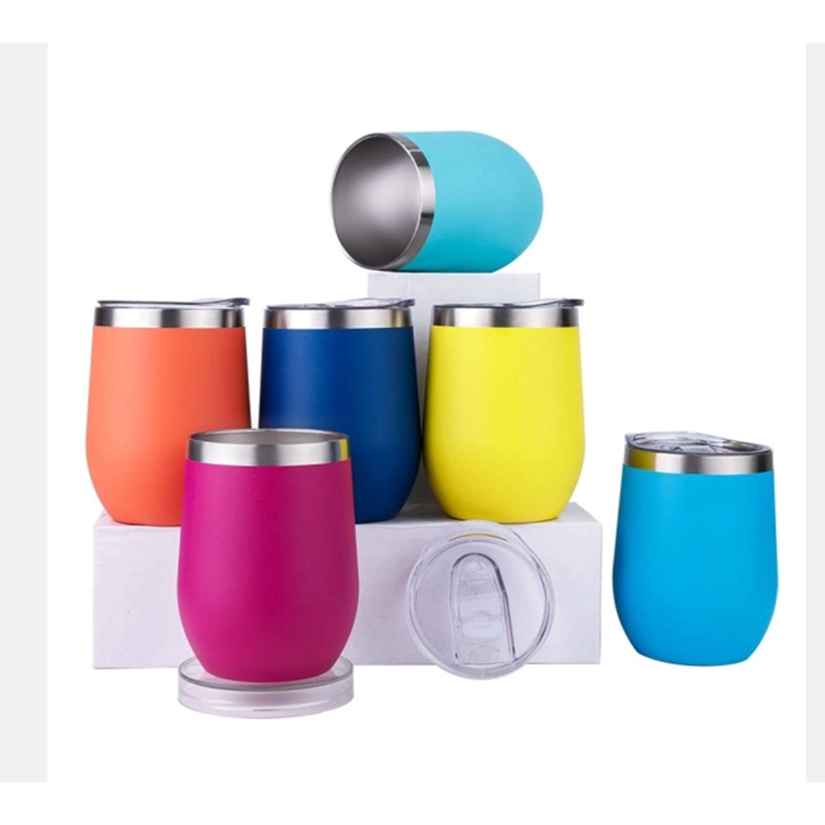 12oz Stainless.Eggshell Cup
