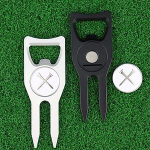 Golf Divot Repair Tool With Bottle Opener