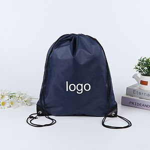 Drawstring Bag With Front Pocket