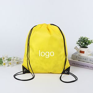Drawstring Bag With Front Pocket