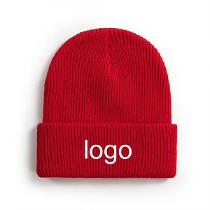 Embroidery Beanie Knit Hat