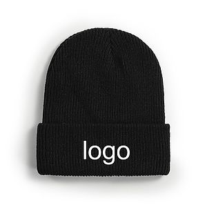 Embroidery Beanie Knit Hat