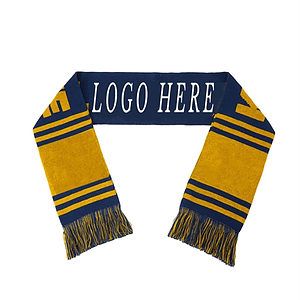Acrylic Knit Scarf With Fringe