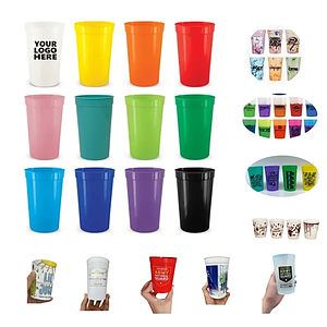 16oz Stadium Reusable Plastic Party Cups
