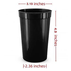 16oz Stadium Reusable Plastic Party Cups