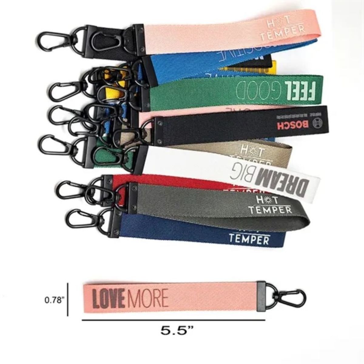 Webbing Wristband Key chains