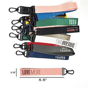 Webbing Wristband Key chains
